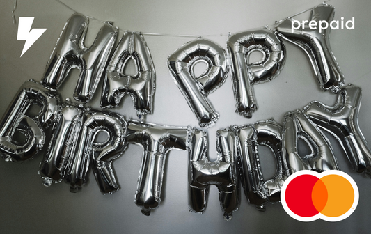 Birthday Celebration Prepaid Mastercard Gift Card