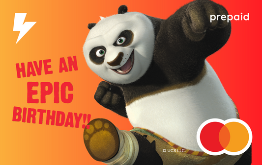 Kung Fu Panda Birthday Gift Card