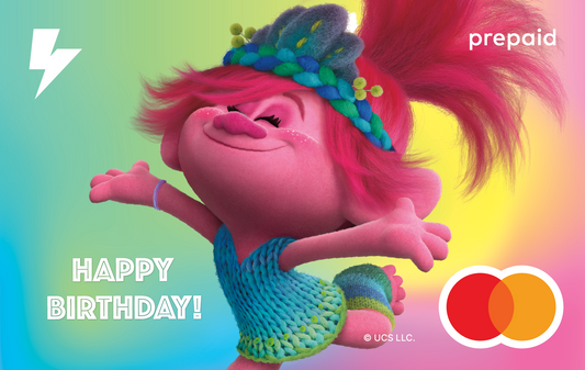 Trolls Birthday Gift Card